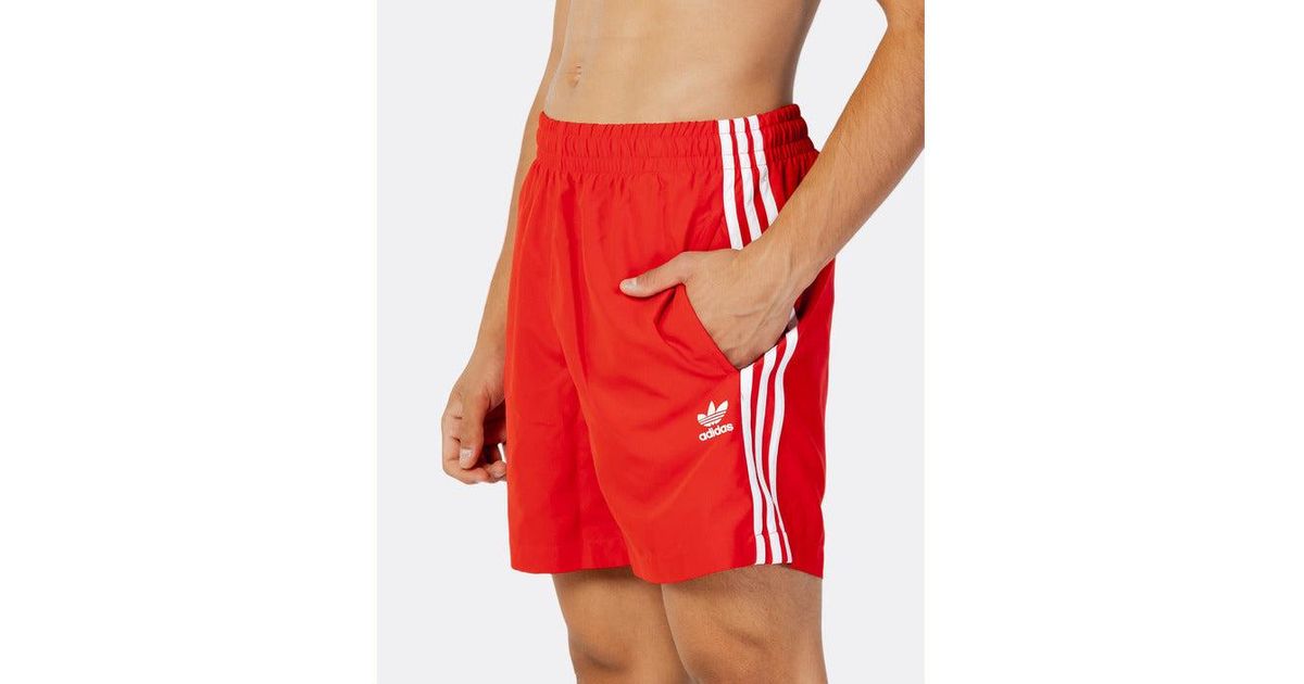 adidas Swimwear in Red for Men Lyst