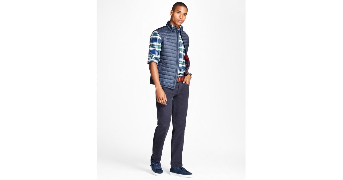 brooks brothers puffer vest