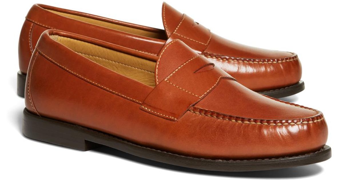brooks brothers classic penny loafers