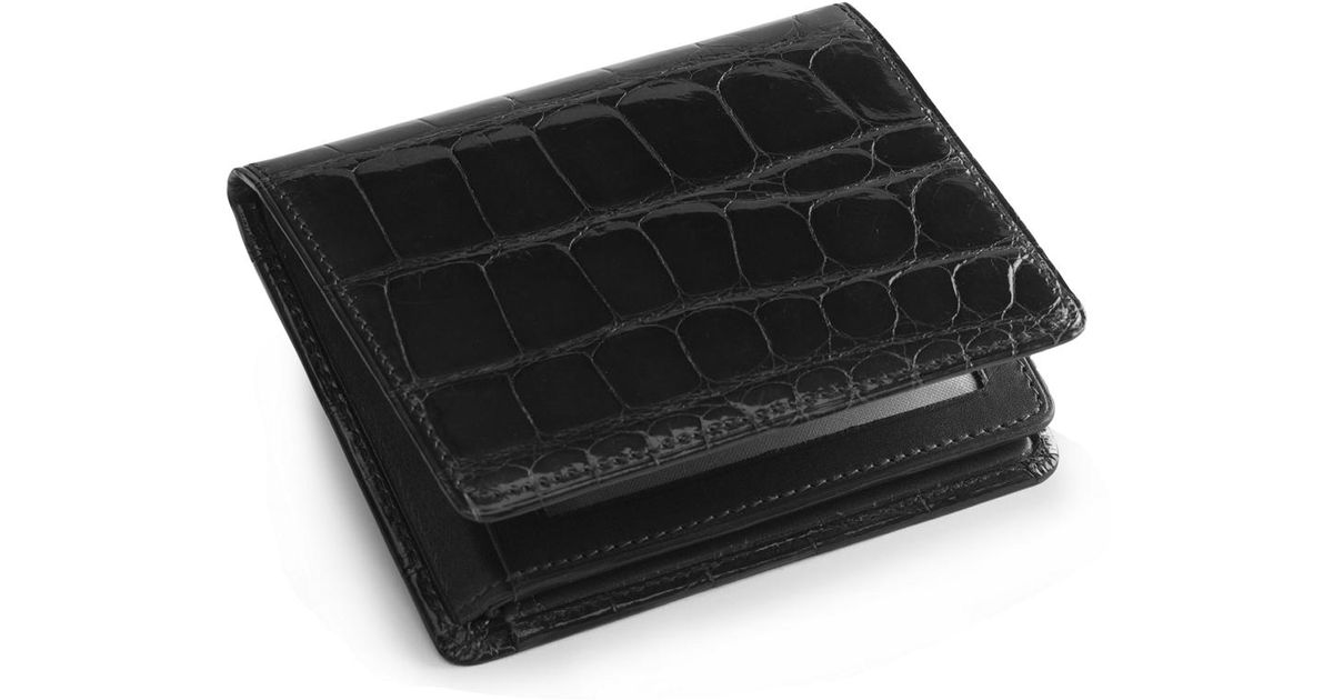 brooks brothers alligator wallet