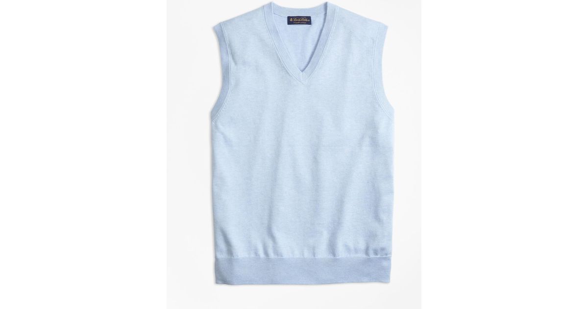 light blue sweater vest