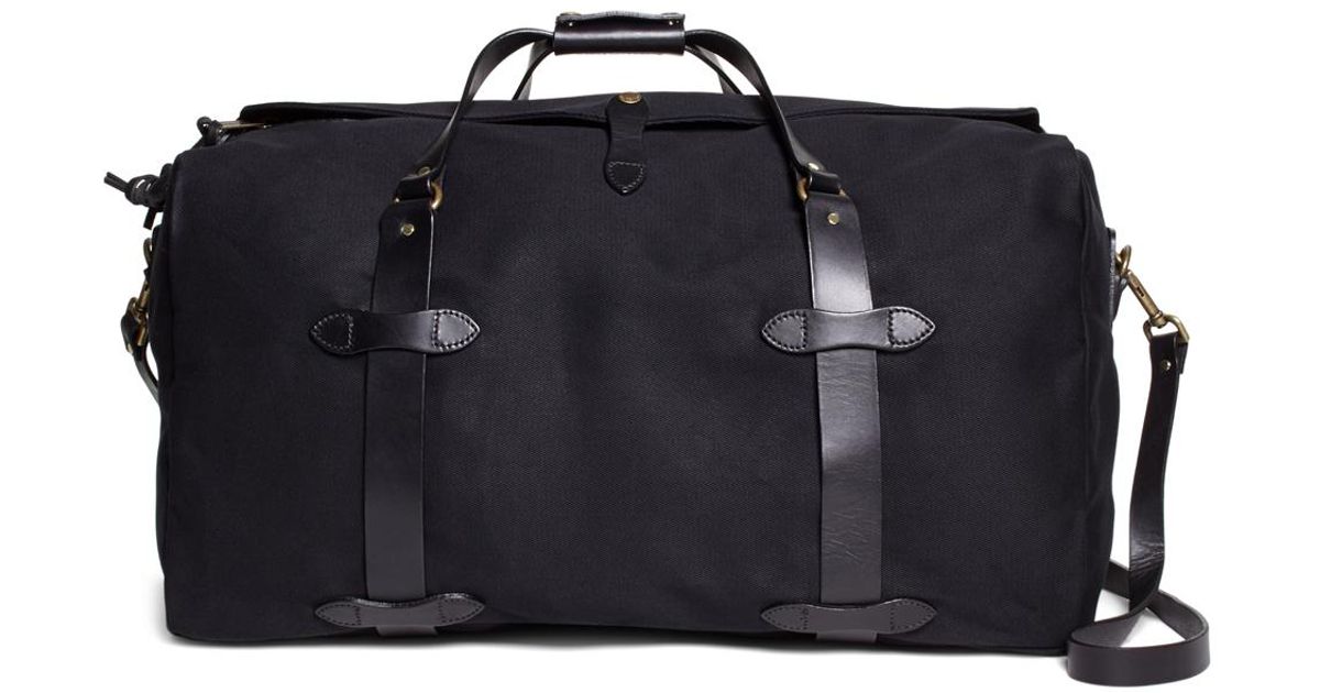 filson black duffle