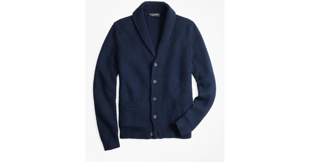 brooks brothers shawl cardigan