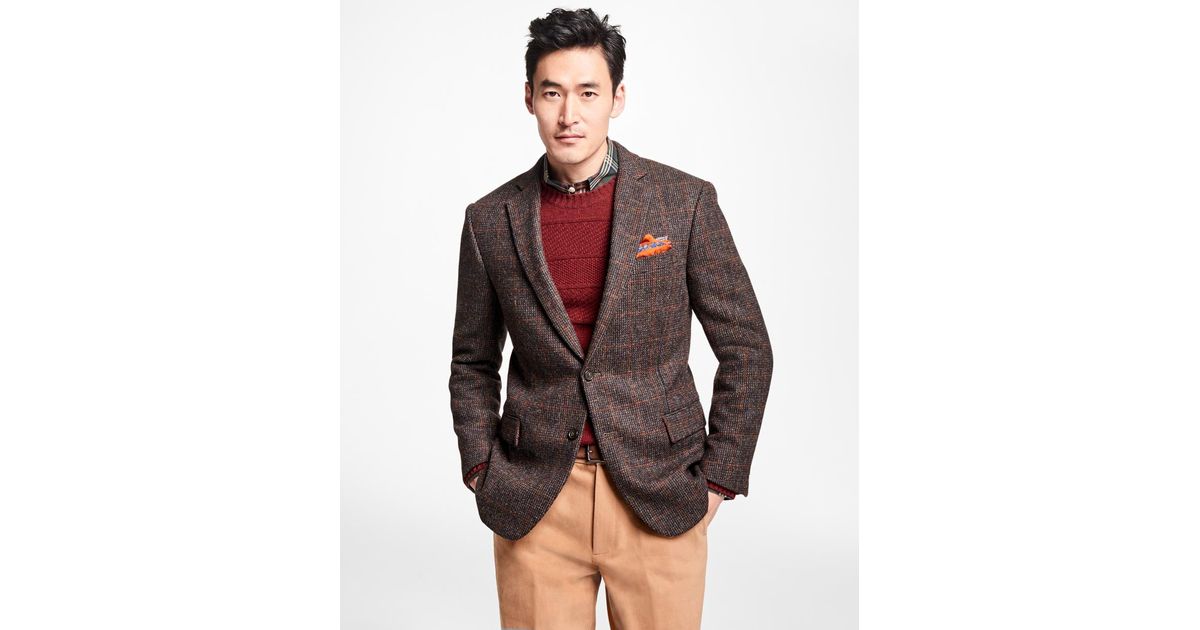 brooks brothers tweed blazer