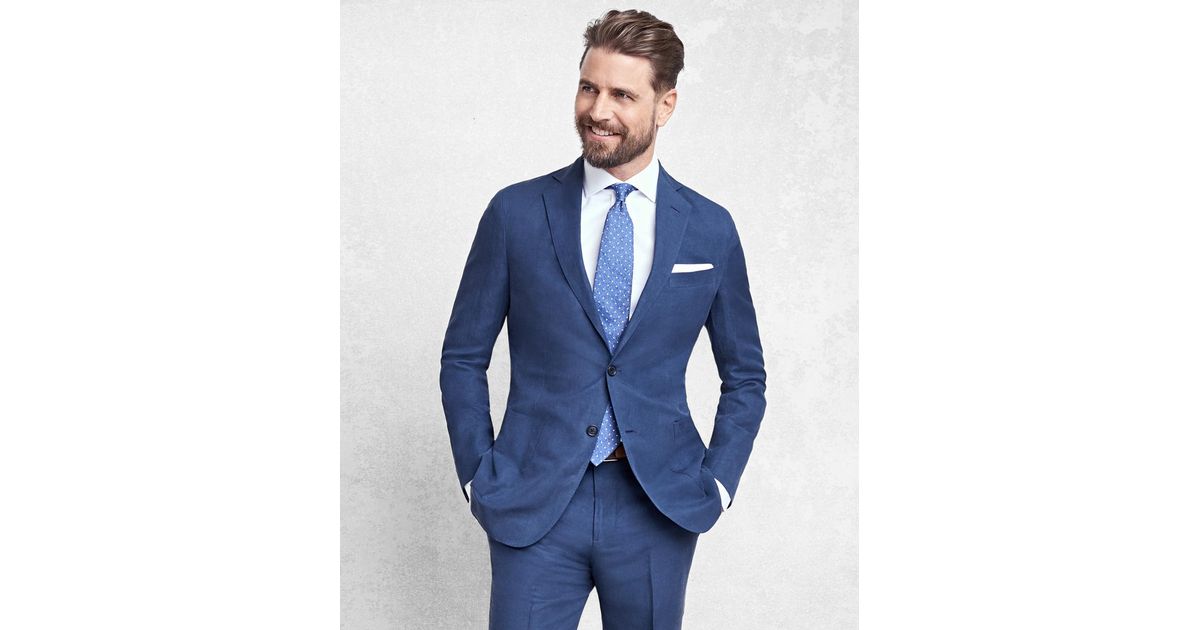 brooks brothers blue suit
