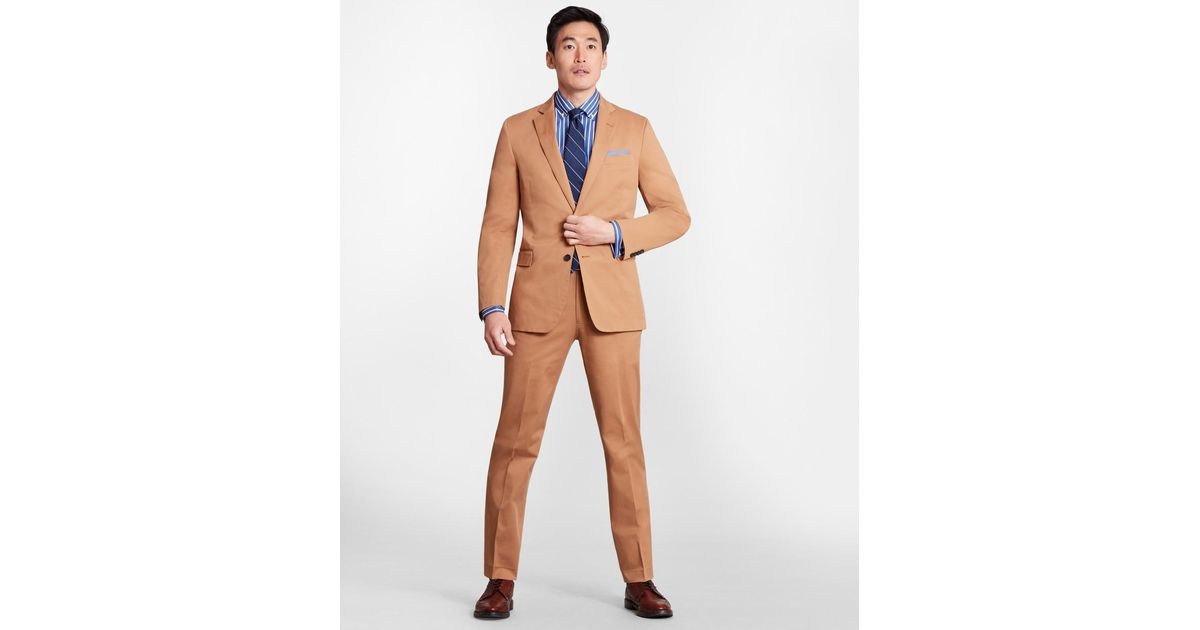 brooks brothers cotton suit