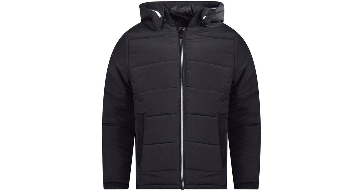 BOSS by HUGO BOSS Back Puffer Jacket in Black for Men Lyst