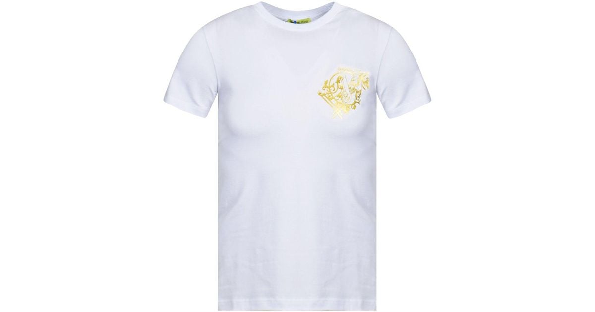 versace jeans white t shirt