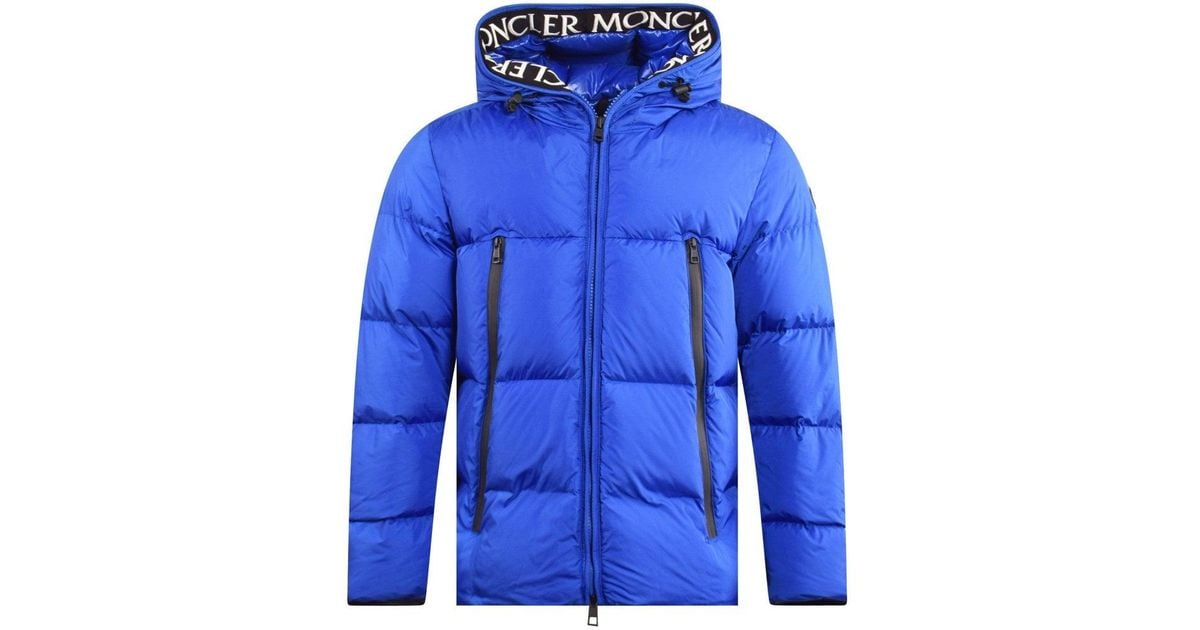 Moncler Goose Royal Blue Montcla Jacket for Men | Lyst