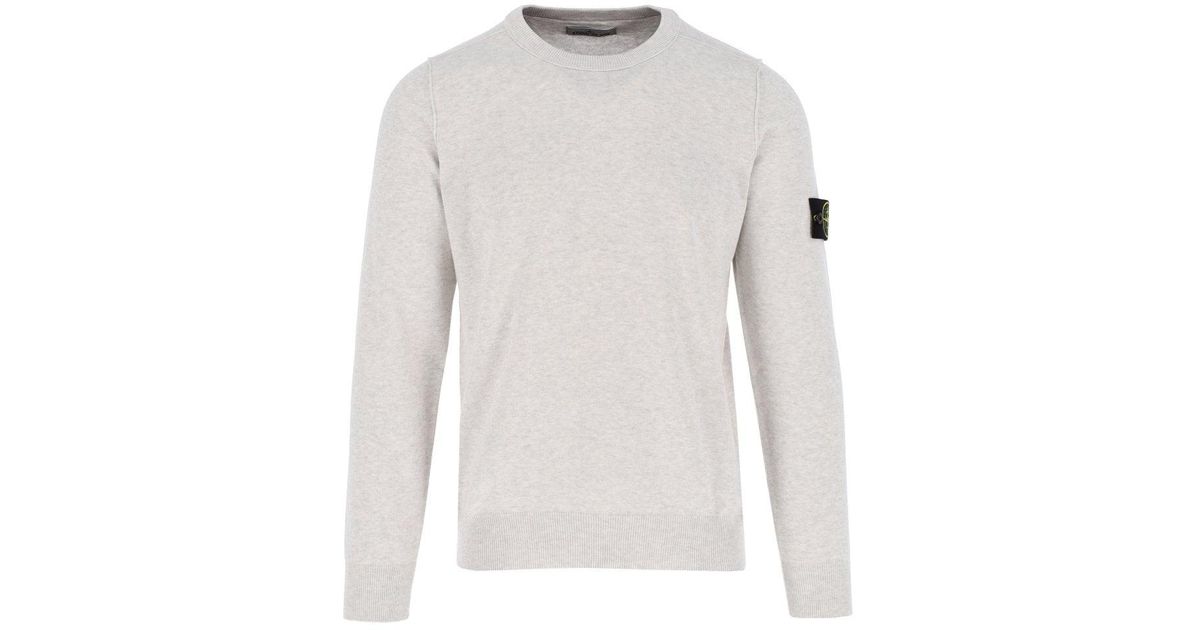 Stone Island Soft Cotton Knitted Jumper 