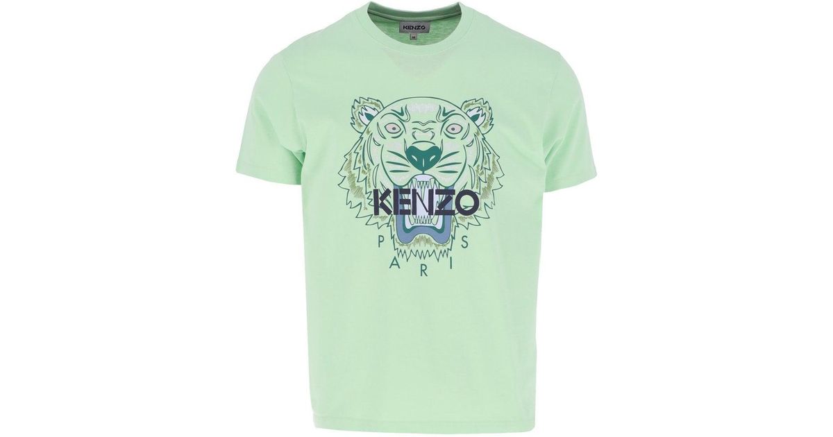 KENZO Classic Tiger T-shirt in Green for Men | Lyst