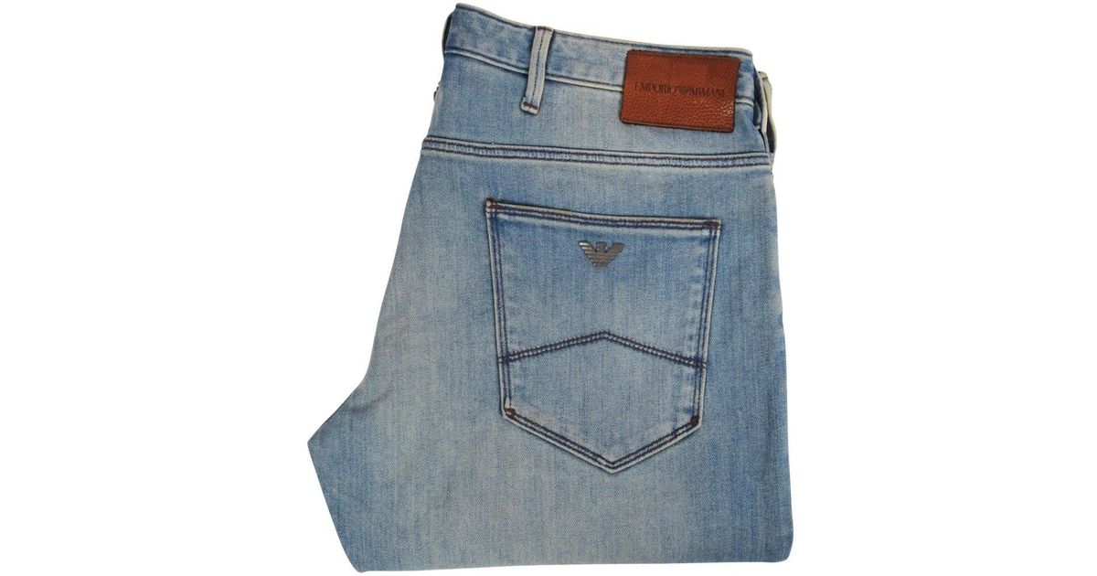 armani jeans j06 slim fit blue