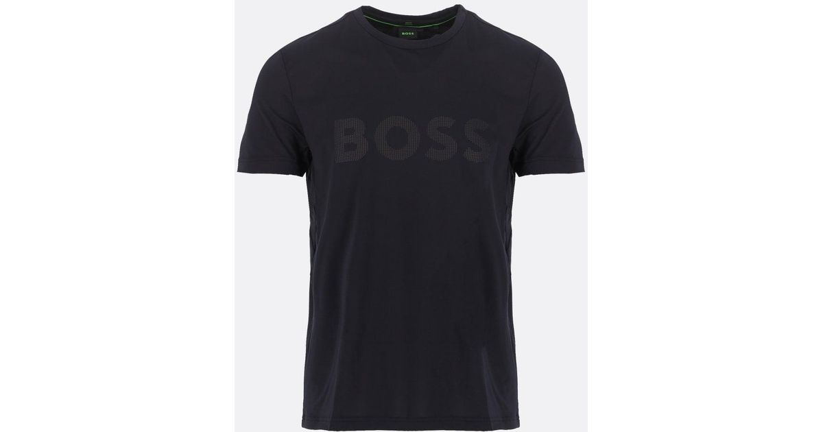BOSS by HUGO BOSS Slim Fit Active T-shirt With Decorative Reflective ...