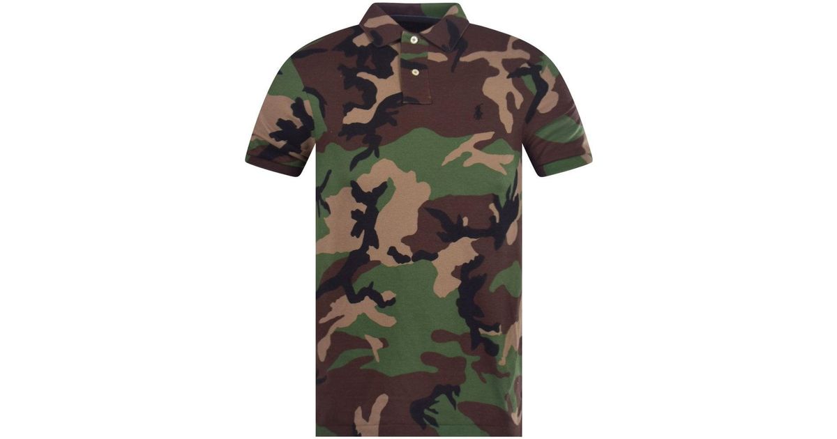 ralph lauren camo polo shirt