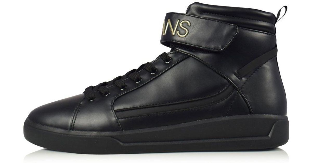 versace jeans high top trainers