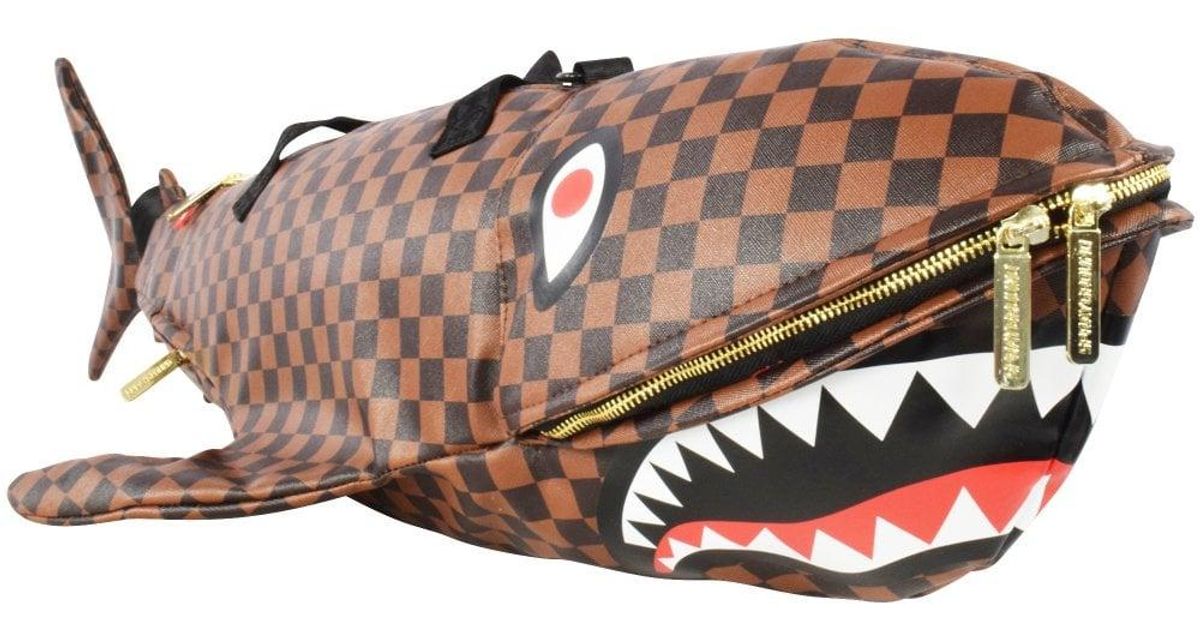 Sprayground Brown Shark Duffle Bag - Men from Brother2Brother UK