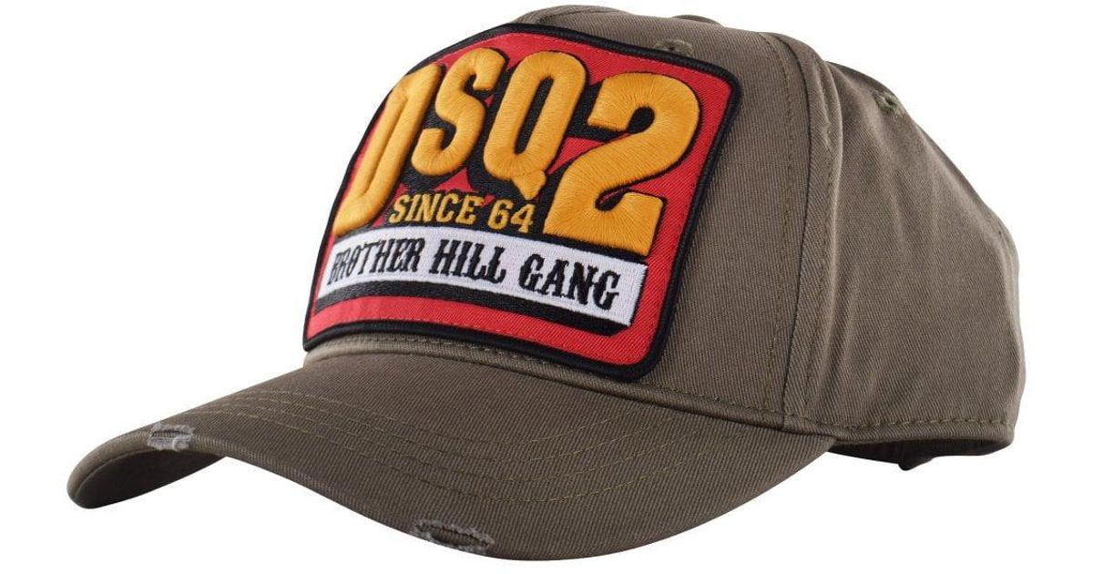 dsquared cap military green