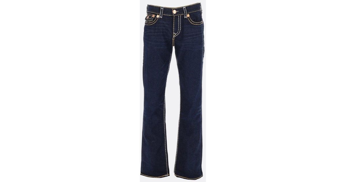 True Religion Ricky Flap Super T Jeans in Blue for Men | Lyst