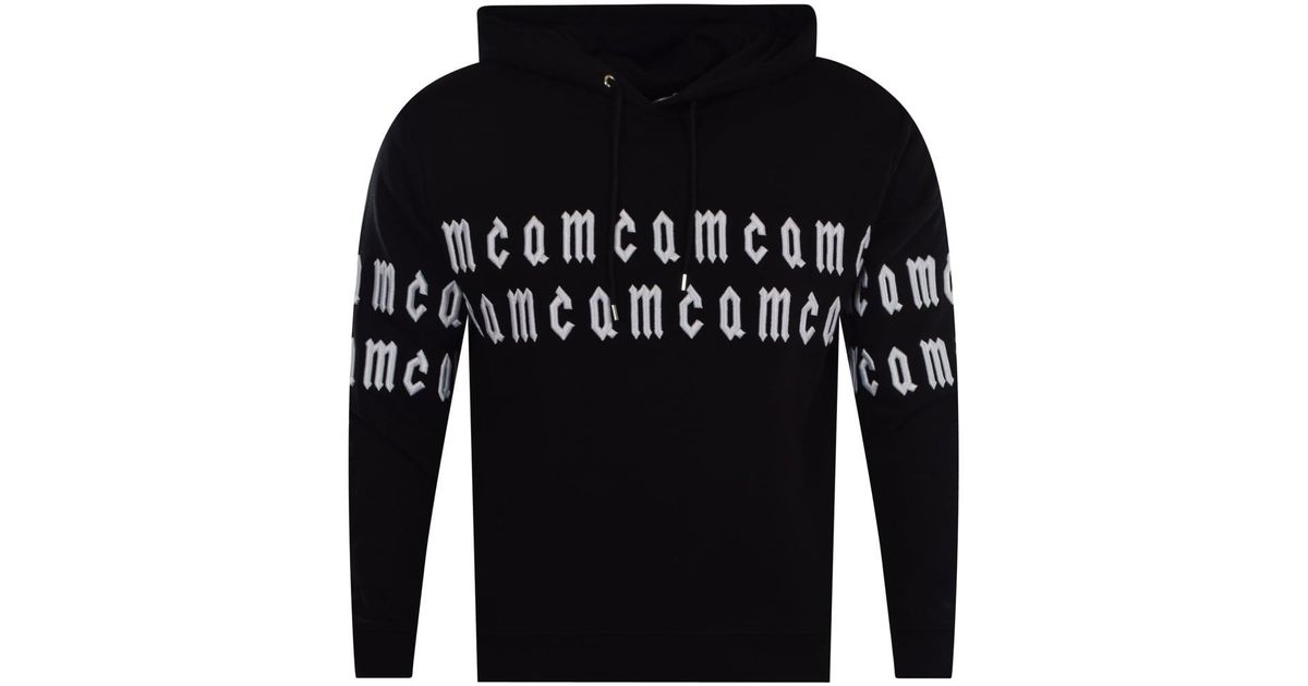 mcq logo hoodie