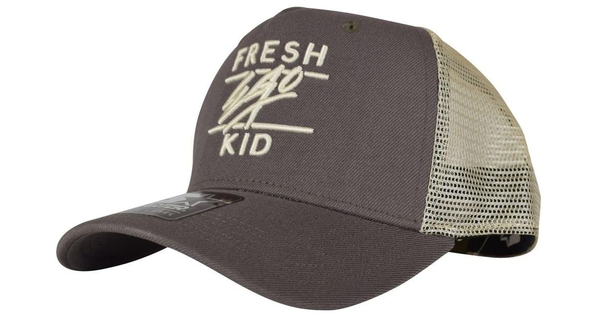 khaki trucker cap