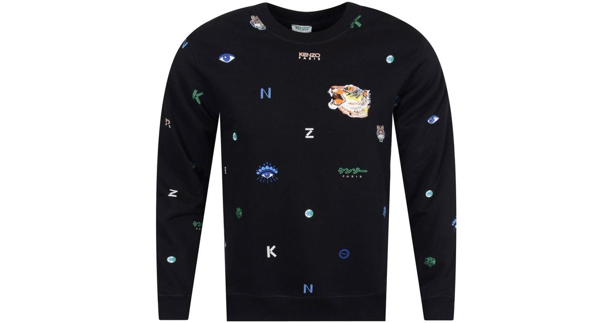 kenzo multi logo sweatshirt