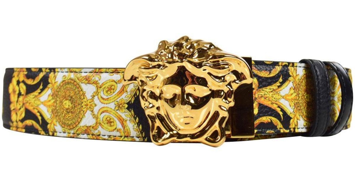 versace print belt