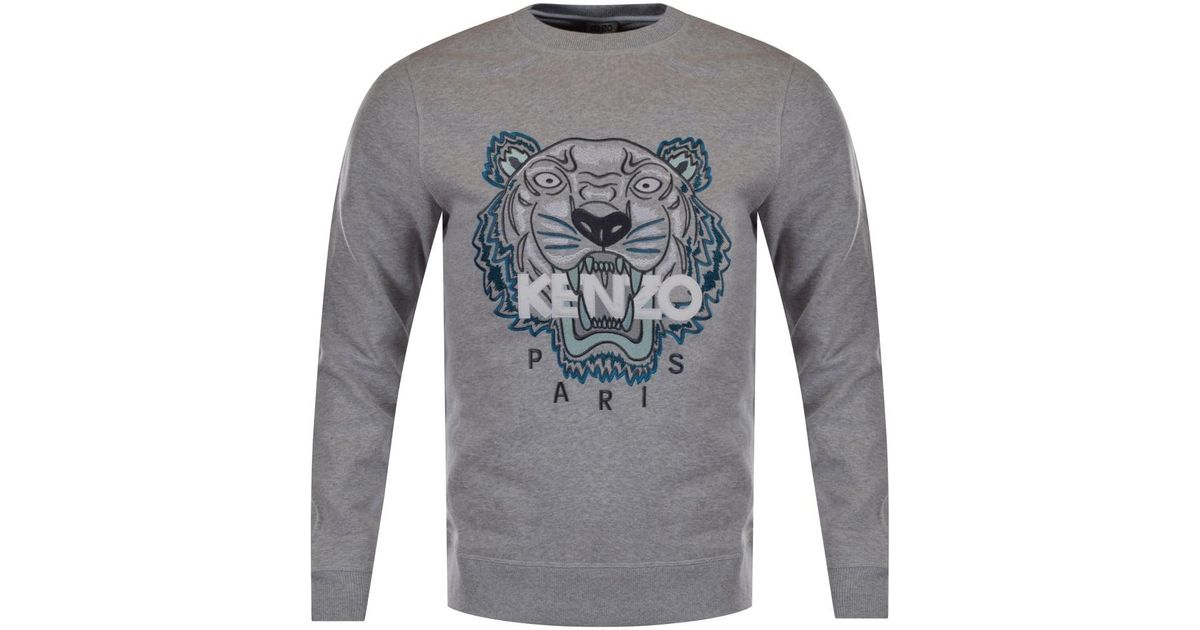 KENZO Denim Grey/blue Tiger Logo 