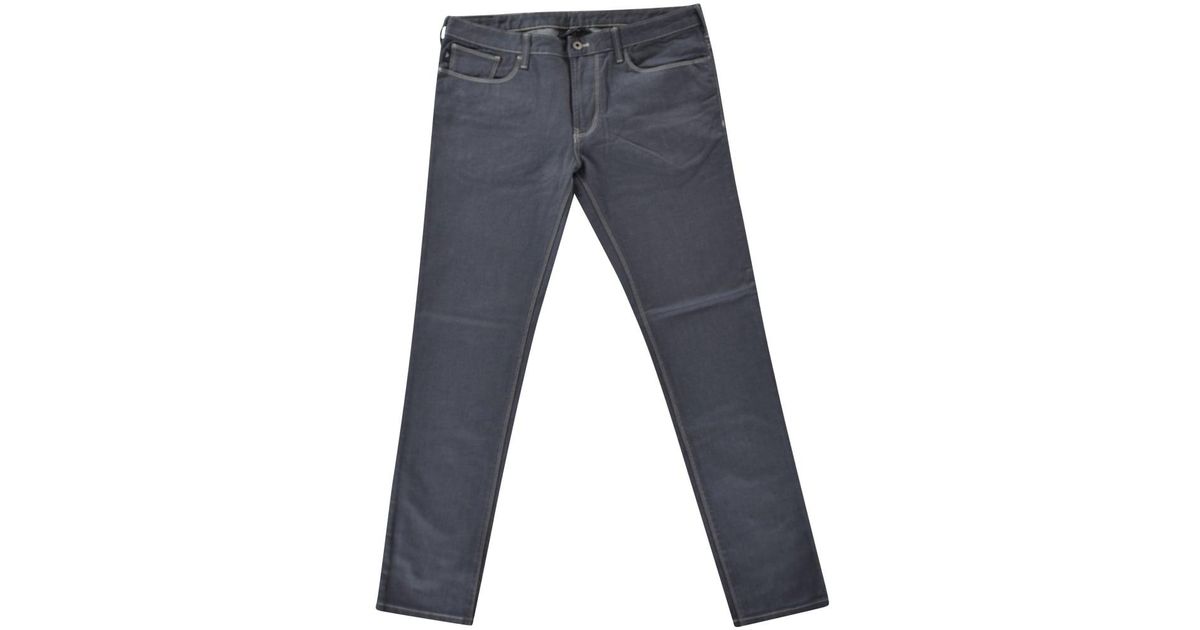 Emporio Armani Denim 8n1j06 1dlpz 0634 in Grey (Gray) for Men | Lyst