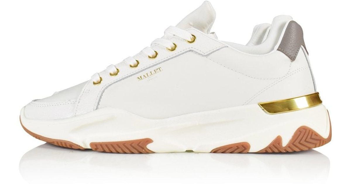 tommy mallet trainers white