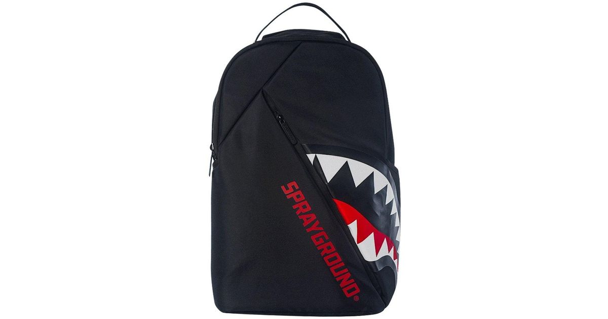 angled ghost shark backpack