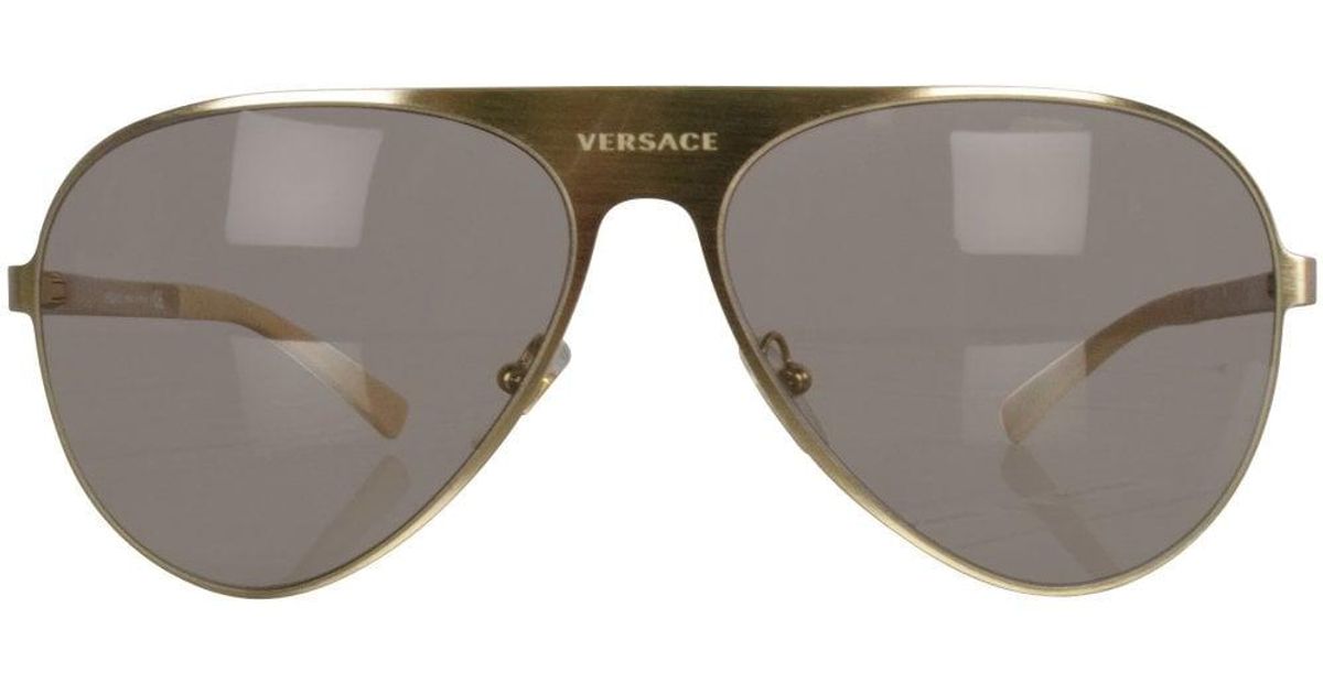 versace gold aviator sunglasses