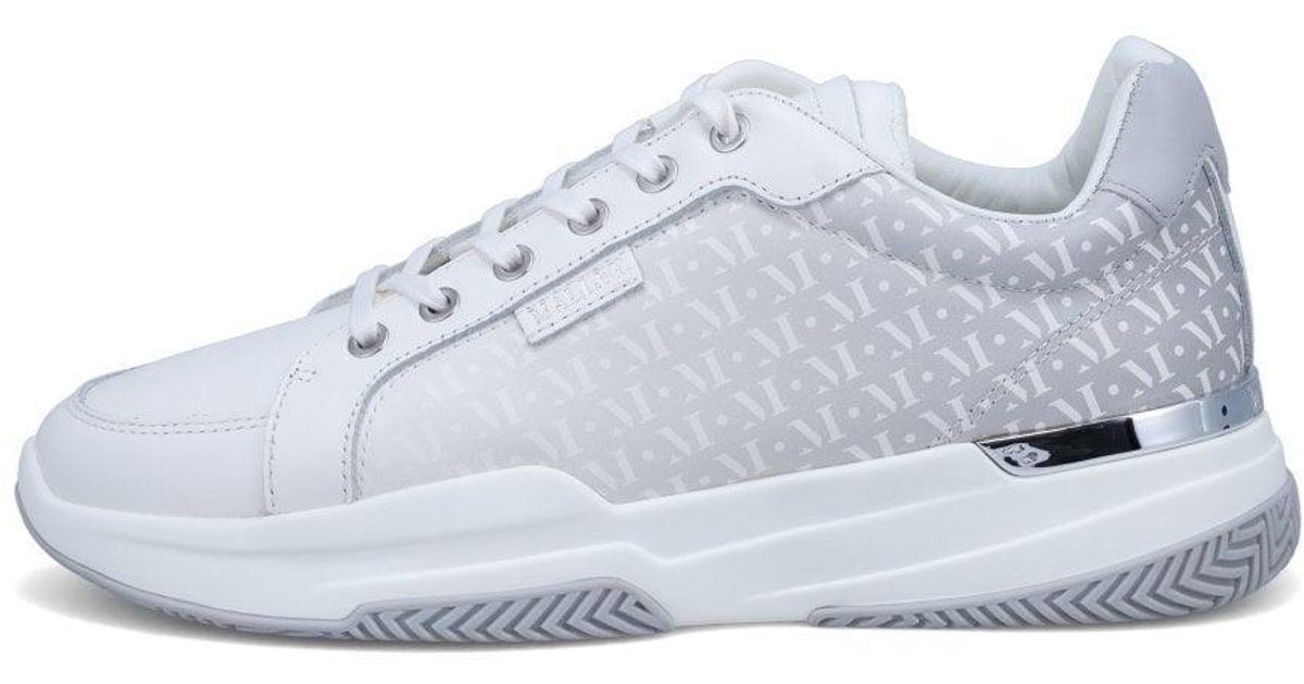 Mallet Kingsland Grey Fade Monogram Sneakers in Grey for Men Lyst