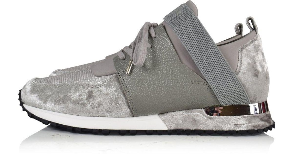 tommy mallet grey trainers