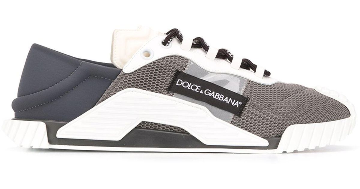Dolce & Gabbana Rubber Grey Ns1 Low-top Sneakers in White for Men | Lyst