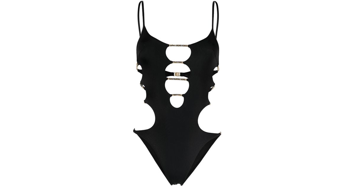 Agent Provocateur Christiana Cut-out Swimsuit in Black | Lyst