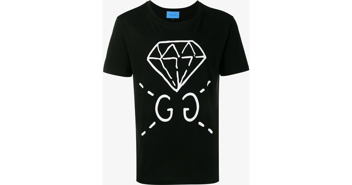 Gucci Diamond Printed Cotton Jersey T 