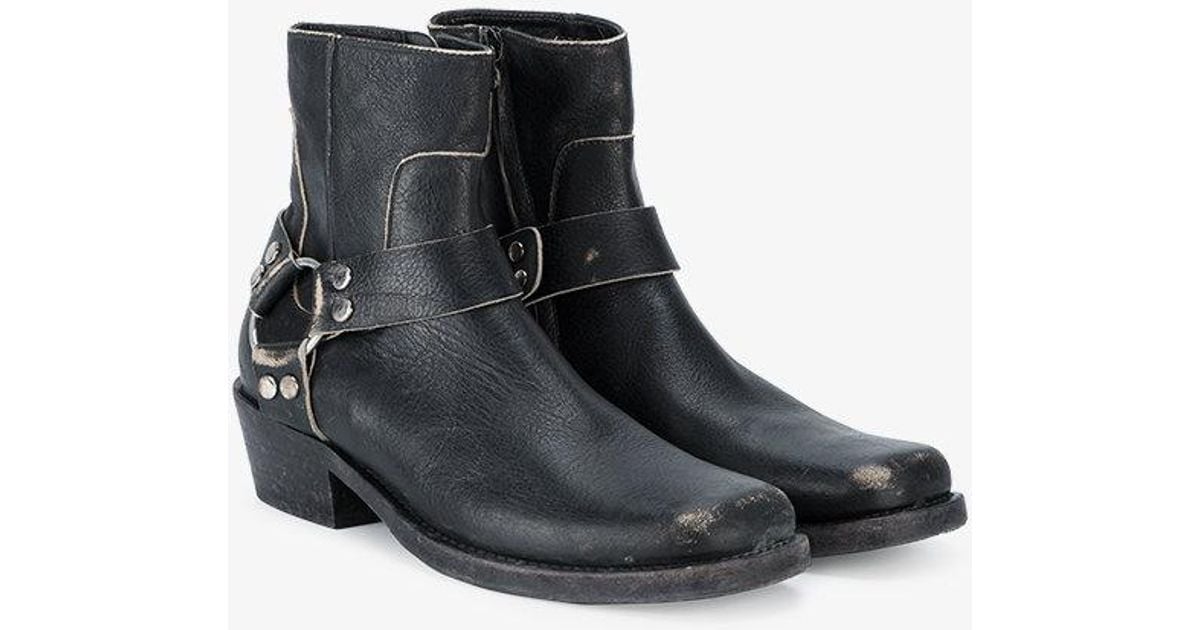 balenciaga rider moto boots
