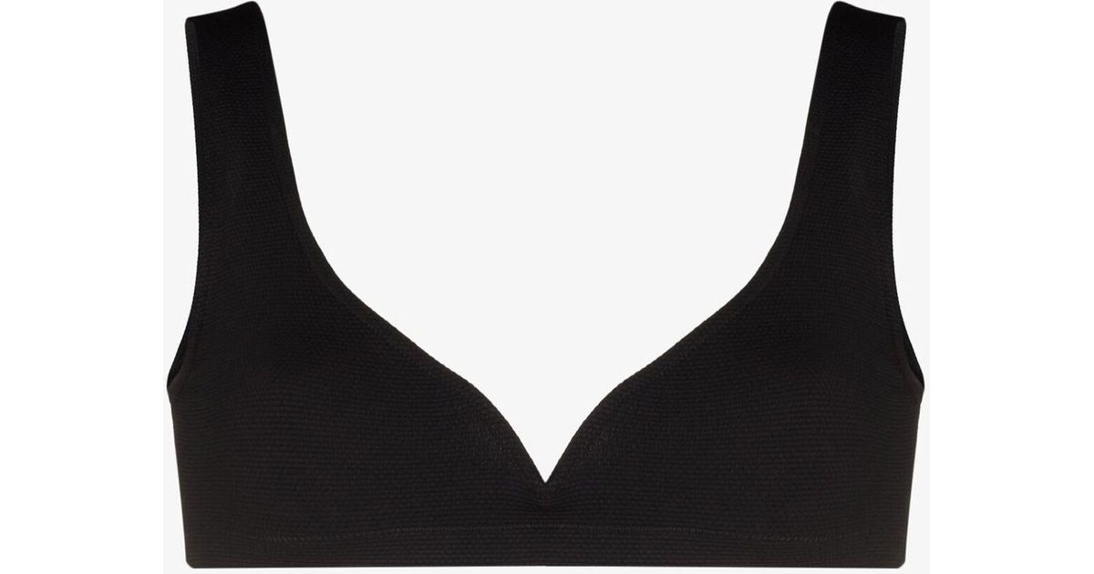 Alexandra Miro Black Kamala Bikini Top | Lyst
