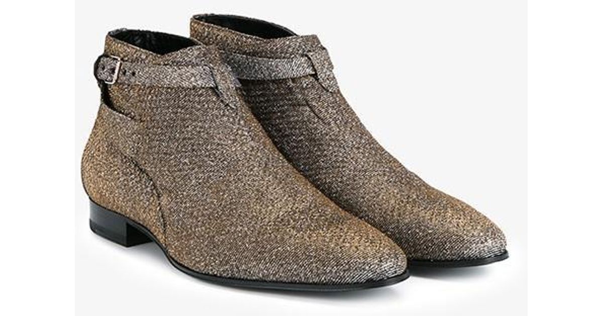 Saint Laurent London 20 Jodhpur Cropped Boots for Men - Lyst