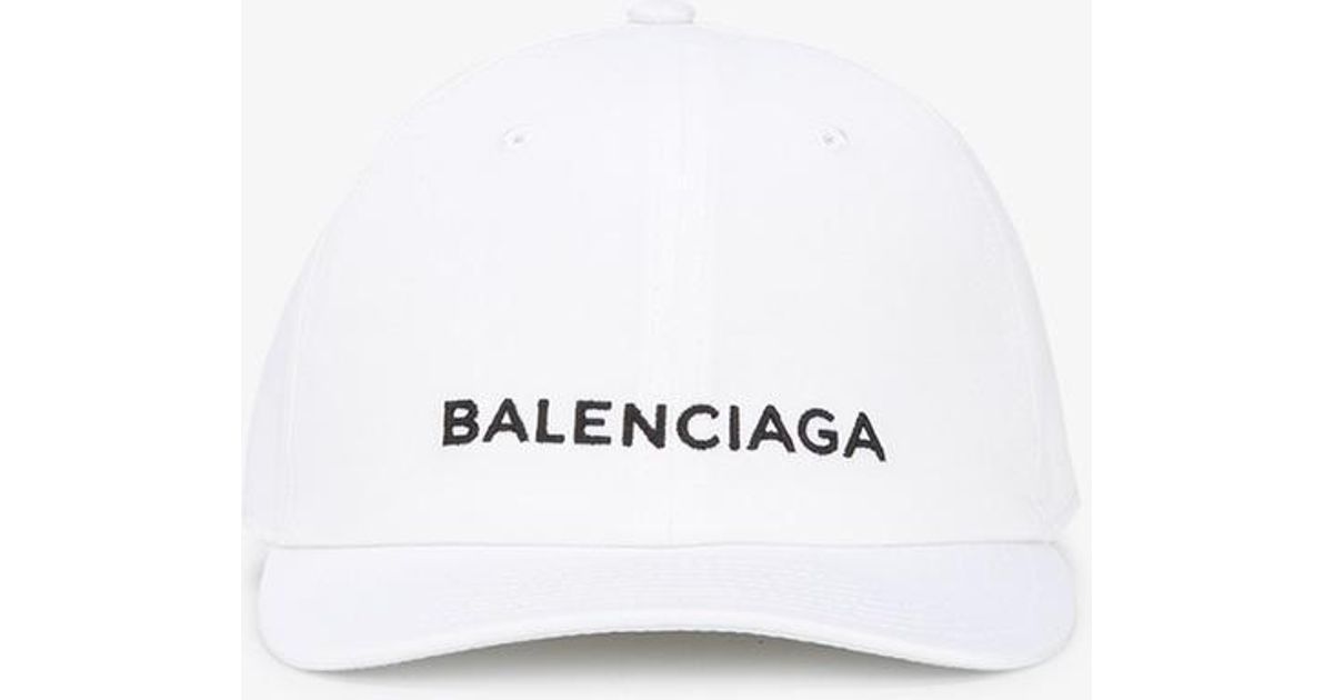 balenciaga white hat