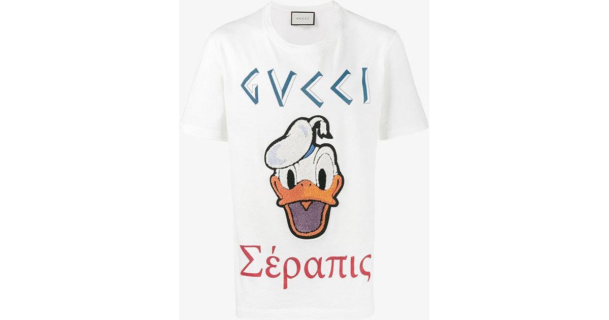 gucci donald duck t shirt black