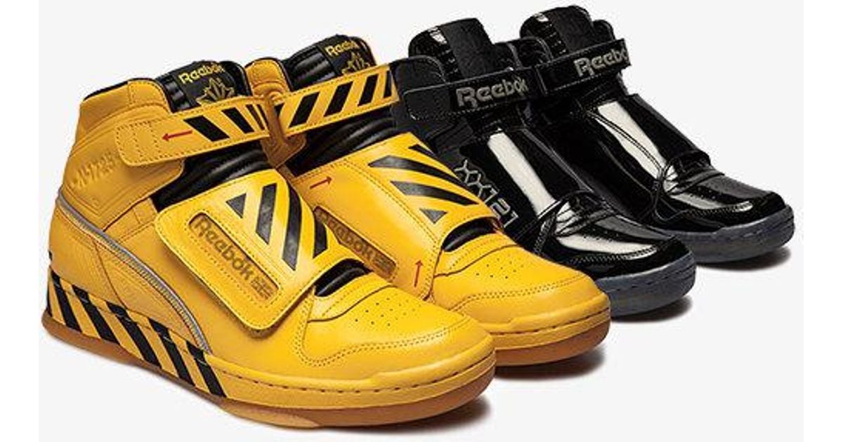 Reebok Leather Alien Final Battle Sneaker Set in Black for Men - Lyst