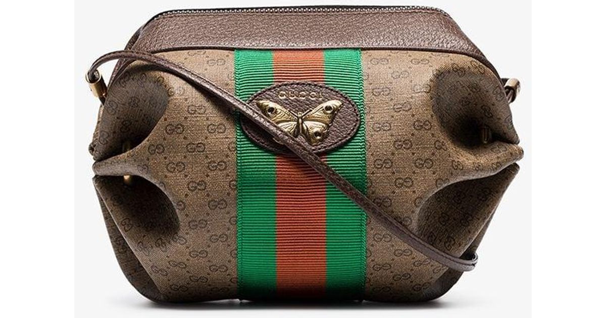 mini gg bag with web and butterfly