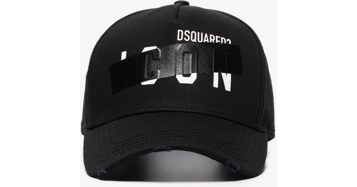 Icon Baseball Cap in Black for Men - Lyst