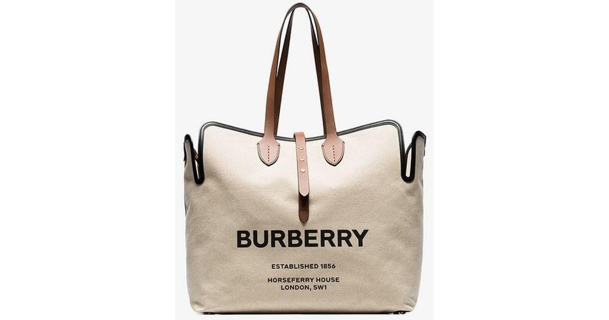 burberry canvas tote handbags