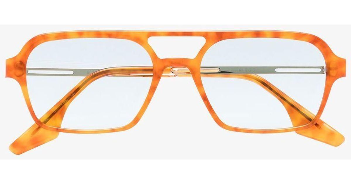 Gentle Monster Brown Kings L1 Aviatorstyle Sunglasses Lyst UK