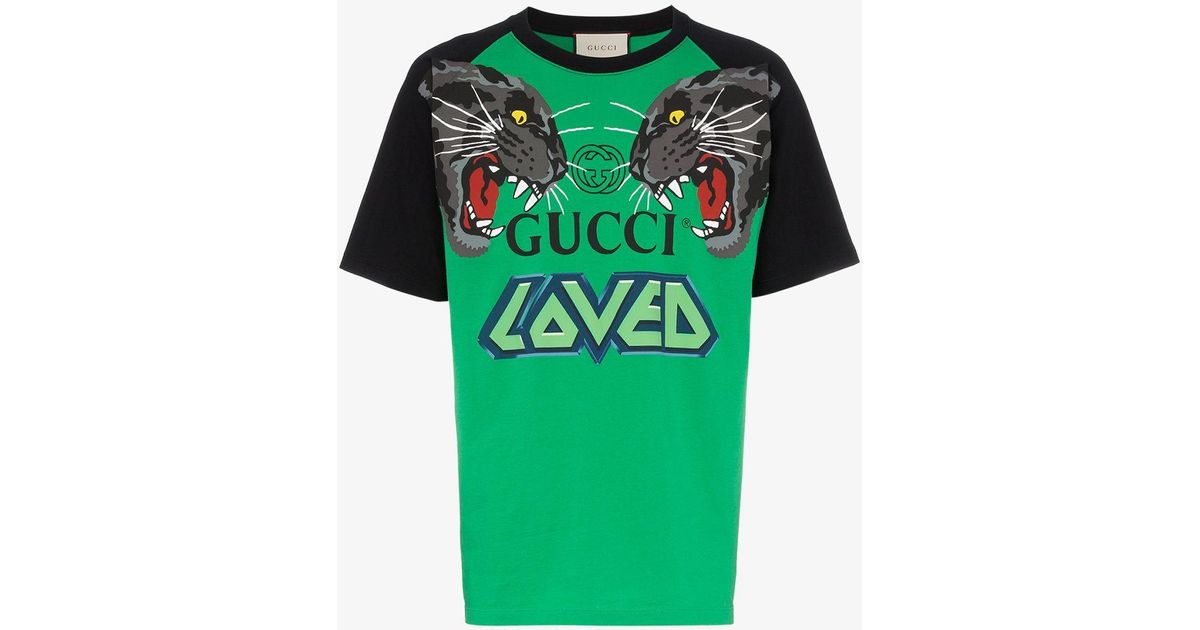 gucci tiger head t shirt