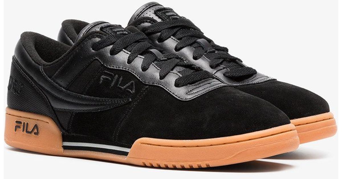 fila black suede sneakers