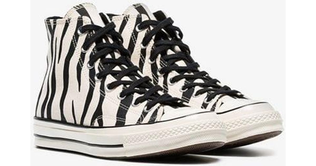 Converse Rubber Black And White Chuck Taylor All Stars 70s Zebra Print