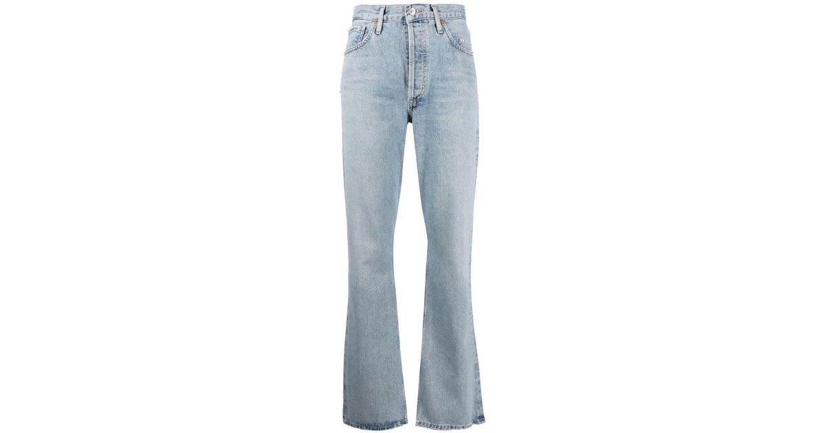 Citizens of Humanity Denim Blue Libby Straight Leg Jeans | Lyst